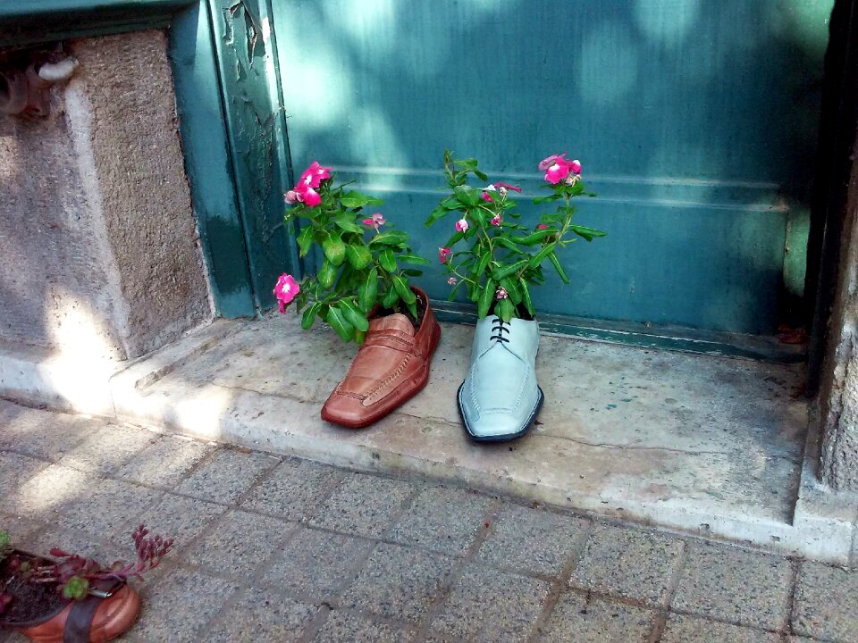 Shoe ornament flower festival