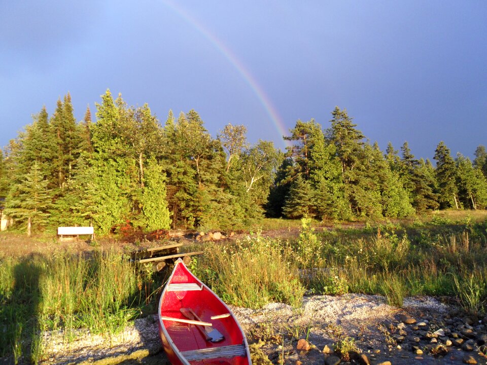 Rainbow landscape