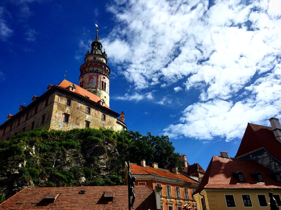 Czech town building photo