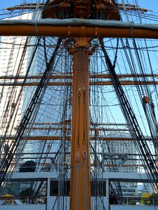 Nipponmaru sail mast photo