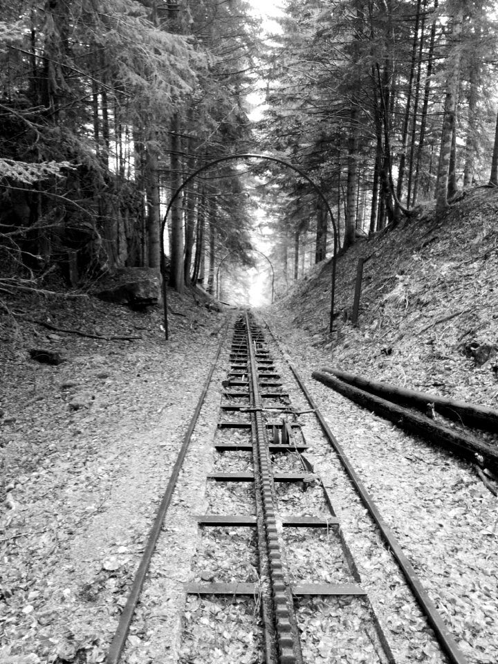 Funicular massif central abandoned