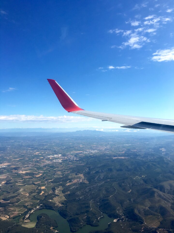Flight aeroplane travel