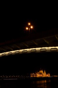 Margaret bridge scape in the evening photo