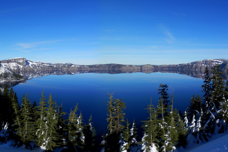 Landscape mountain crater