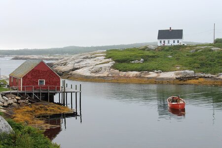 Boat seascape photo