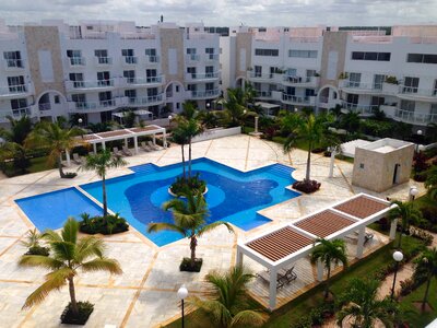 Courtyard paradise view