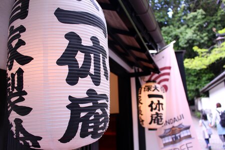 Paper lantern temple tradition