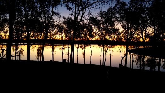 River lake wivenhoe black river photo