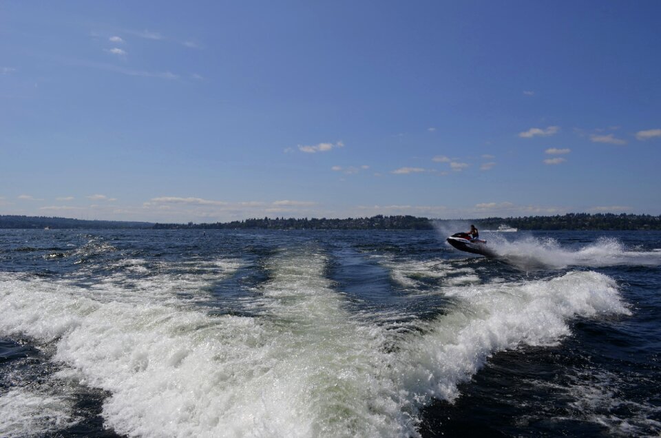 Water summer boat photo