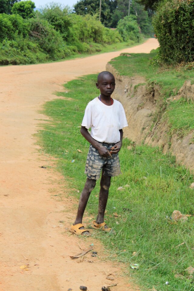 Black skin africa dirty