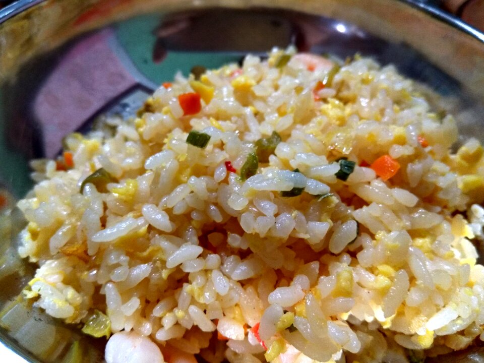 Fried rice dining cooking