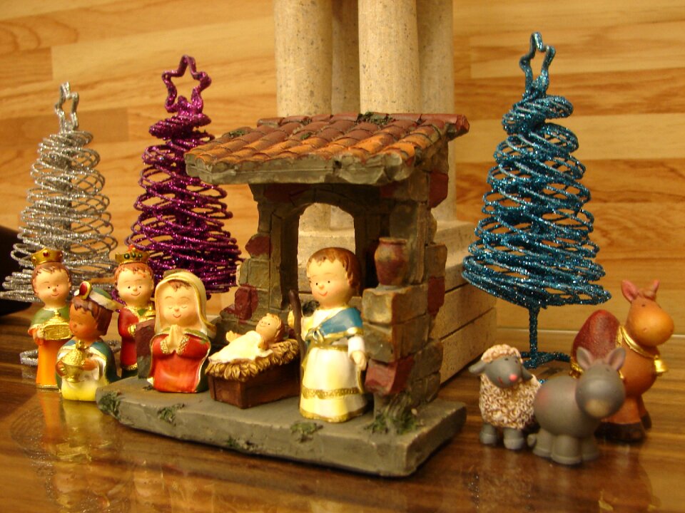 Christmas manger jesus