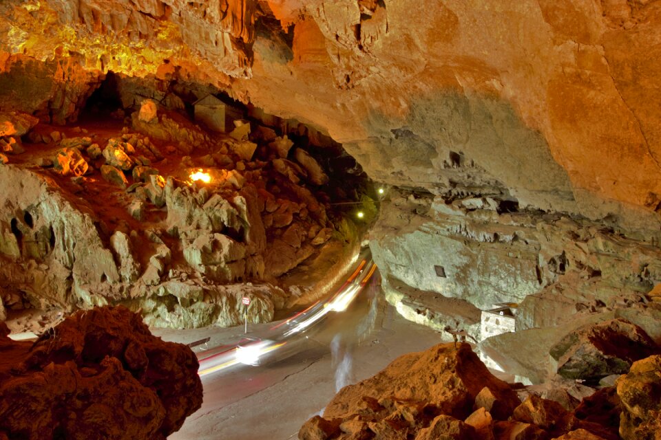 Interesting underground stone