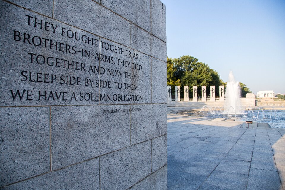 National mall patriotism remembrance