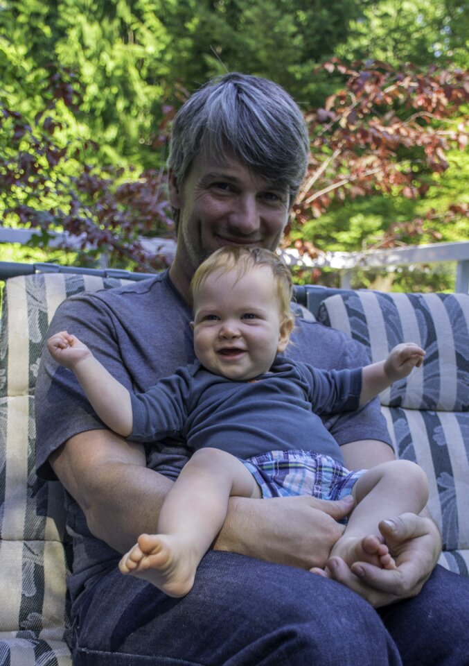 Baby squirming child