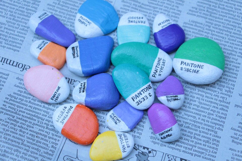 Stone art art colorful