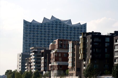 Architecture modern hanseatic city photo
