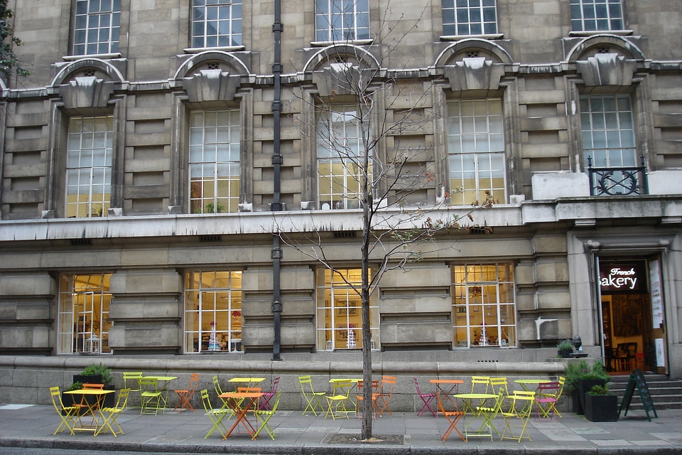 Colorful chairs london