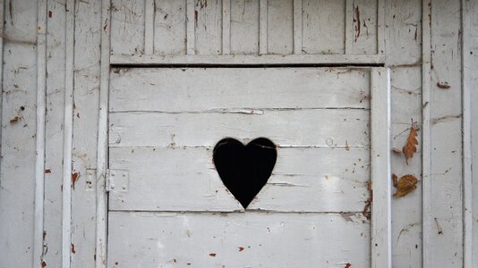 Toilet door wood romantic