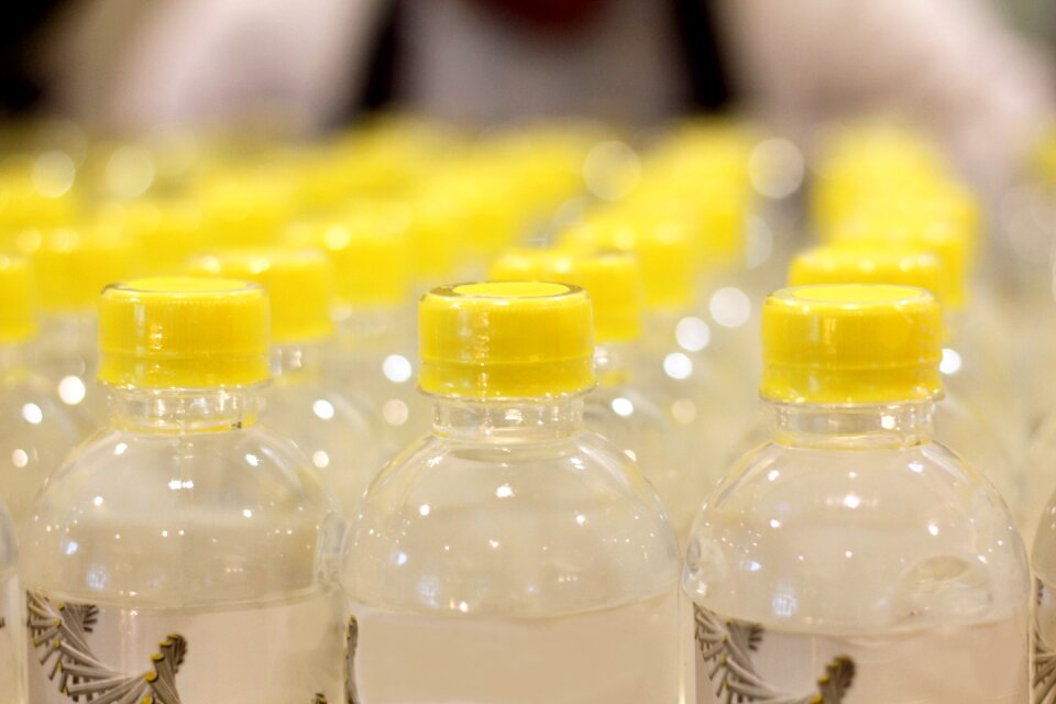 Water the bottle plastic