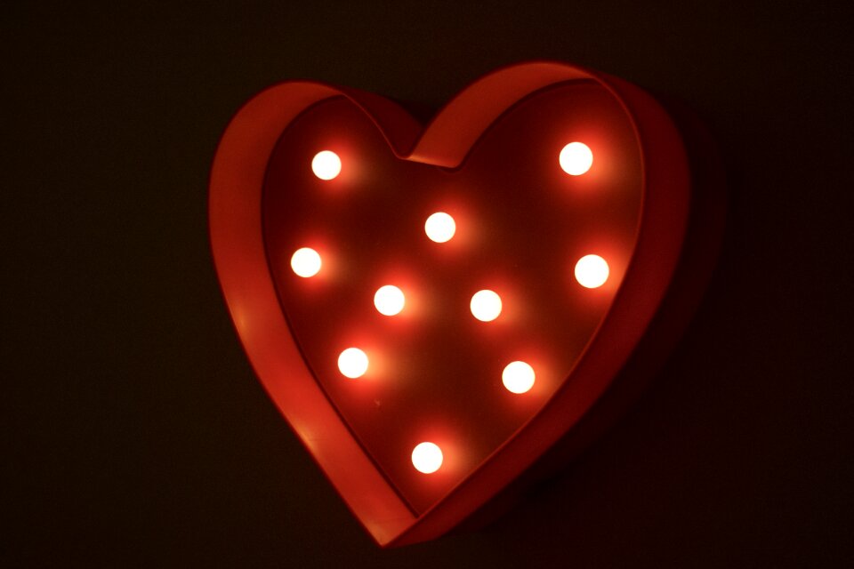 Symbol of love john 3 16 black heart