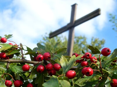 Landscape christian sky