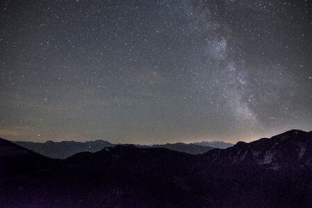 Austria feuerkogel night photo