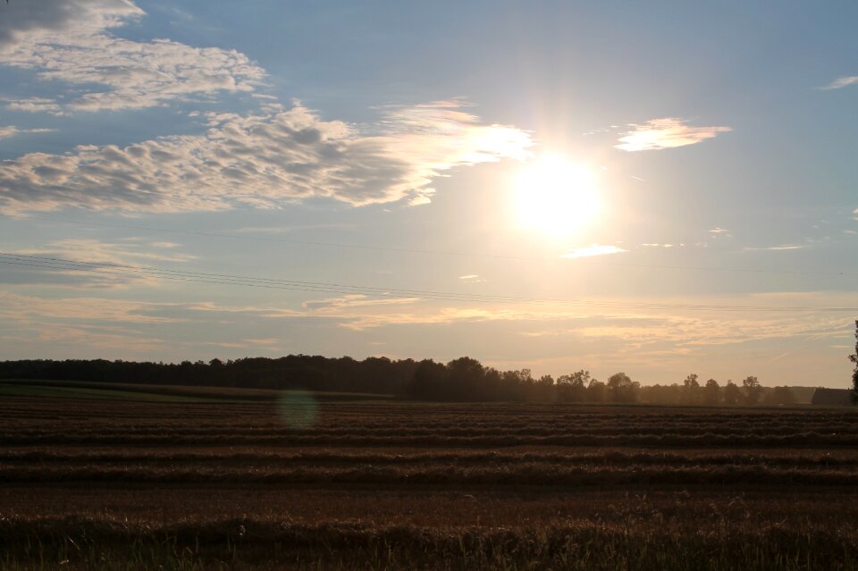 Sunshine country landscape