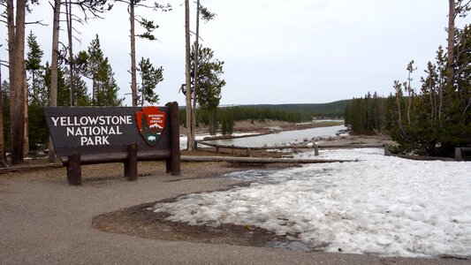 National parks yellowstone america photo