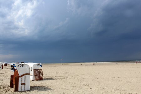 Clouds thunderstorm island