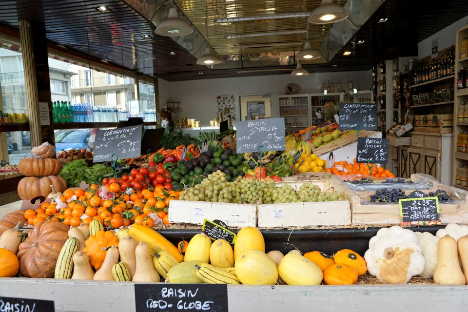 Fresh vegetables fruit