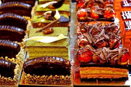 Cake strawberry cake chocolate cake