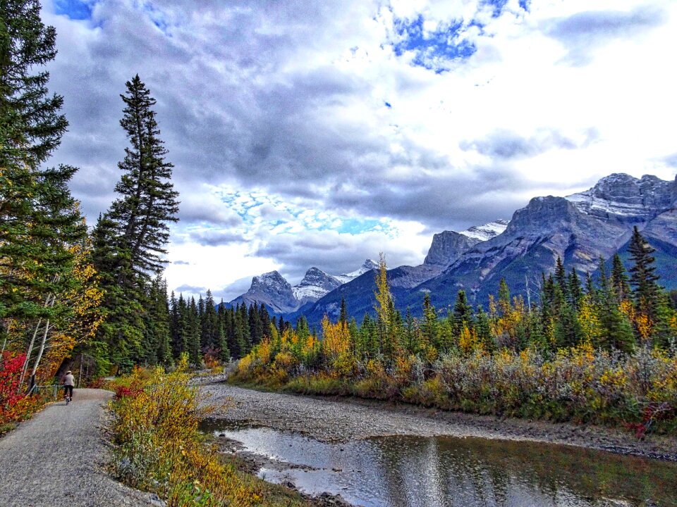 River biking rockies