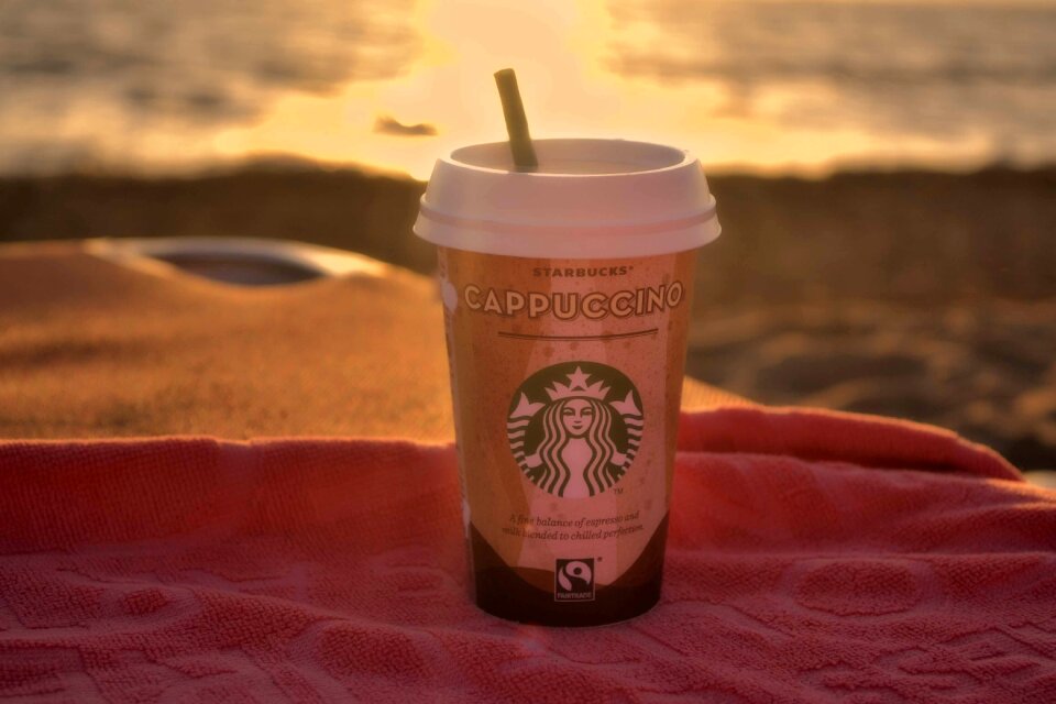 Seaside seascape coffee by the sea