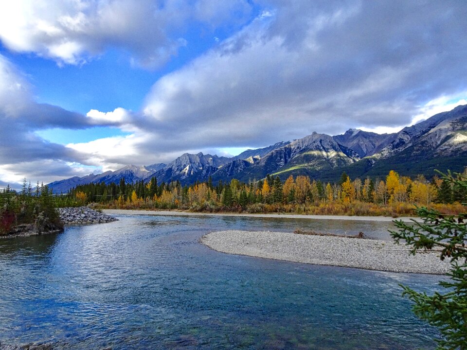 River rockies canada photo