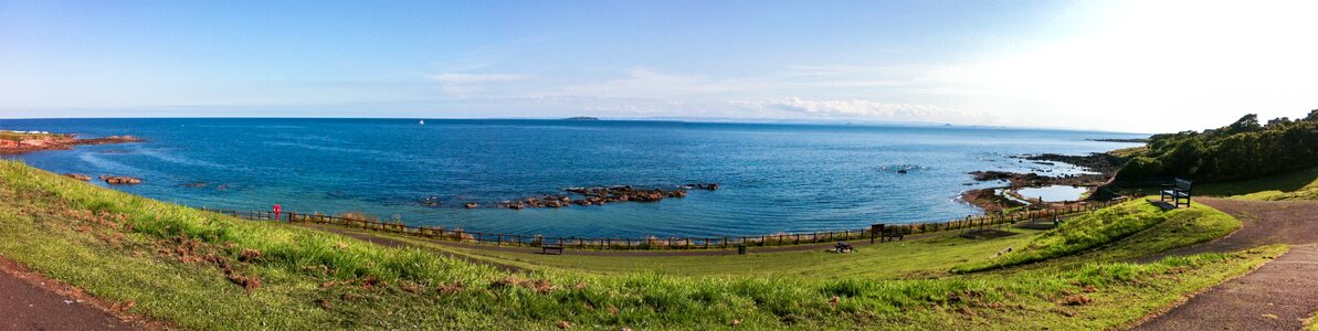 East coast panorama coastline