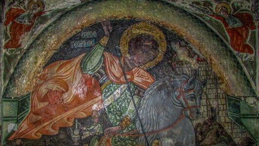 Wall painting religion cyprus
