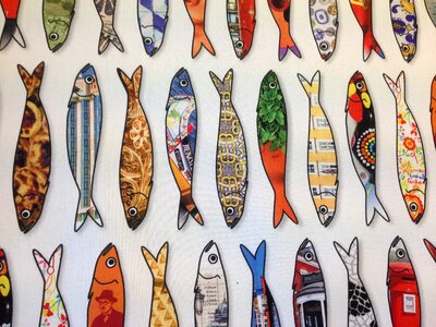 Pattern textile funny