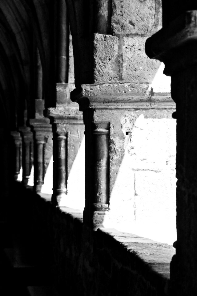 Arcade architecture building