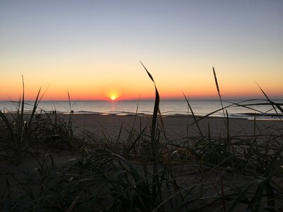 Setting sun coast netherlands