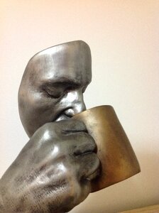 Work businessman drink