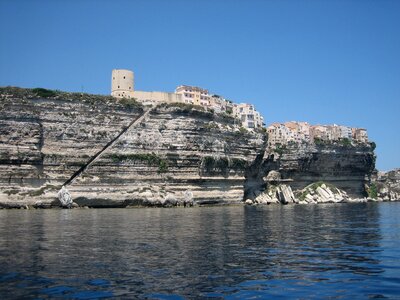 Cliffs corsican mediterranean photo