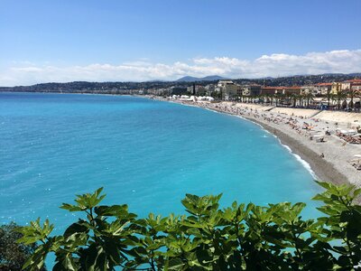 Sea mediterranean french photo