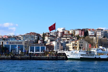 Bosphorus istambul boats photo