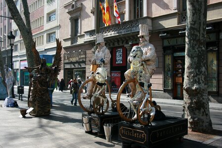 Spain barcelona street attractions