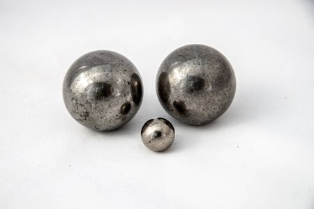 Round silver steel