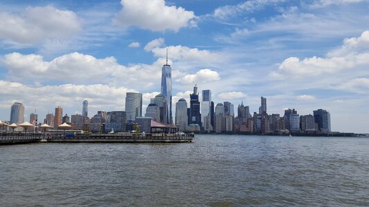 World trade center hudson river photo