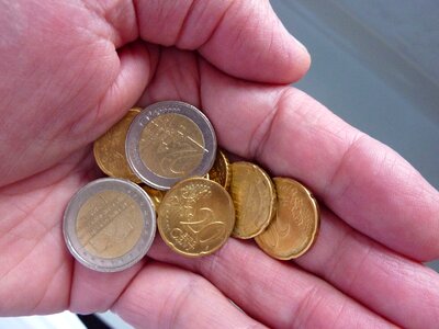 Currency coins finance photo