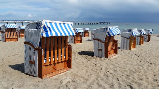 Sea beach chair sand