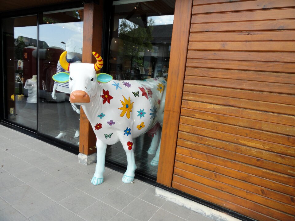 Full size colorful statue